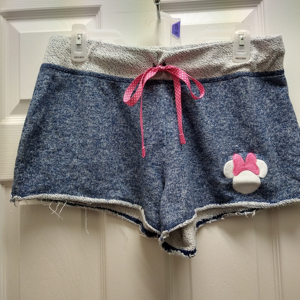 Disney Parks EUC Fringe Hem Shorts